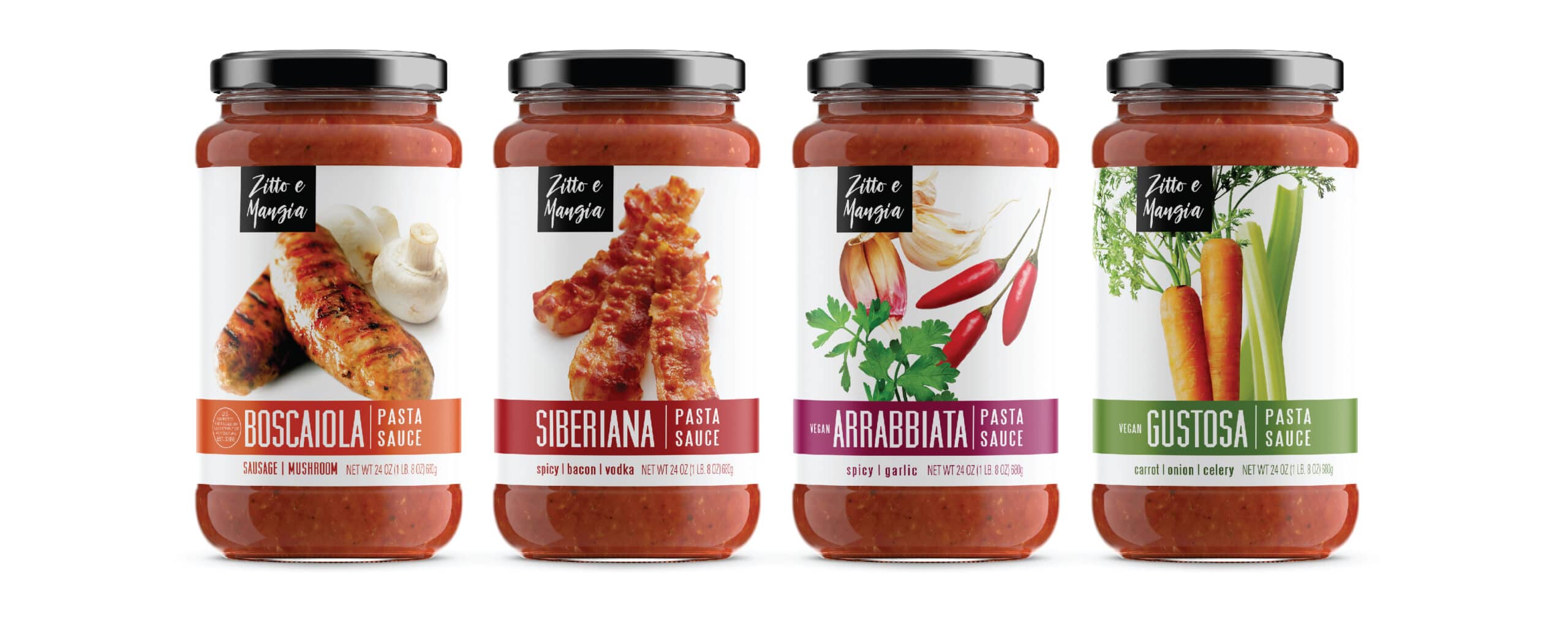 Pasta Sauce Jar Packaging Design