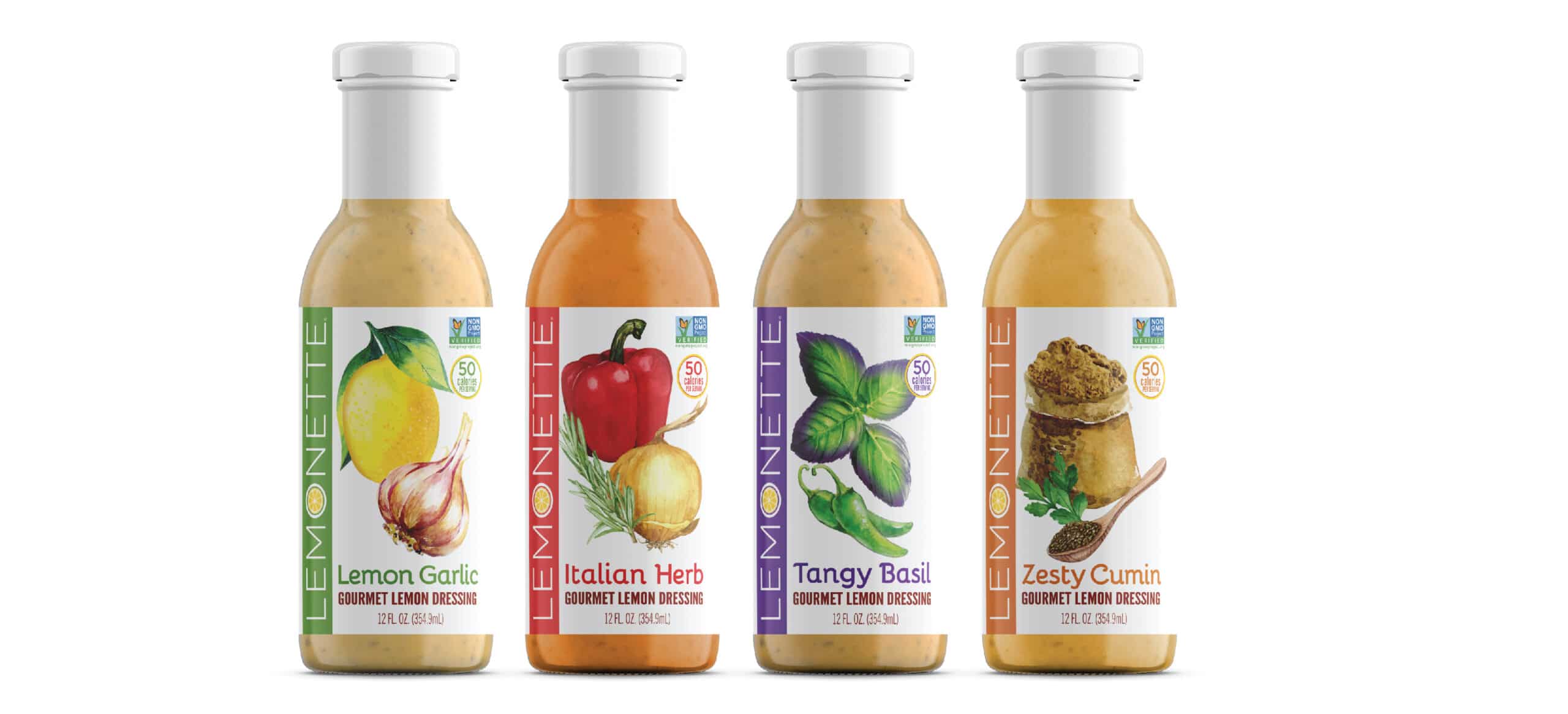 Salad Dressing Bottle Packaging Design